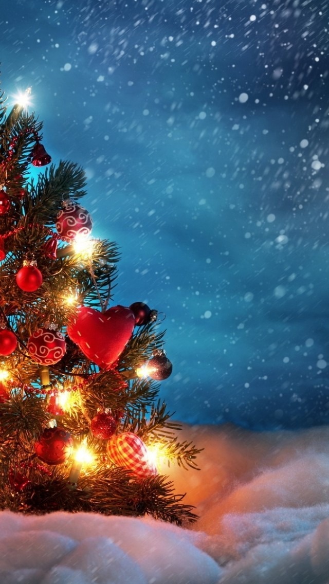 クリスマスツリー Android向け 冬が感じられる壁紙 待受画像集 冬景色 雪景色 Naver まとめ