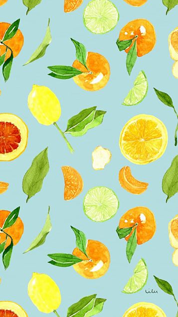 壁紙 素材 かわいい おしゃれ オレンジ レモン 黄色 イエロー カラフル フルーツ 果物 のスマホ用ホーム ロック画面 壁紙待ち受け 食べ物 トロピカル Naver まとめ