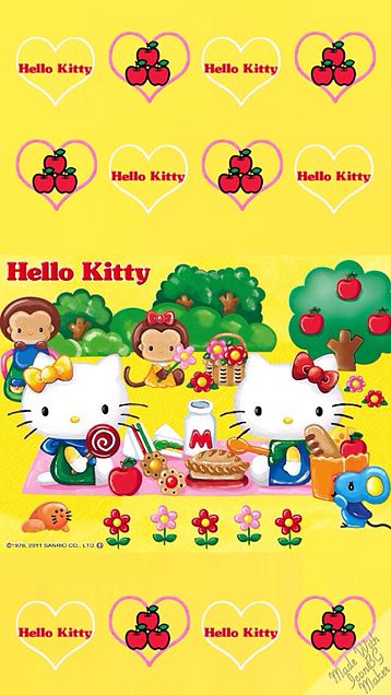 キティ ハローキティ ホーム画面 Iphone5 待ち受け 壁紙 可愛すぎる ハローキティ Hello Kitty スマホ壁紙 サンリオ 画 Naver まとめ